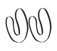 TOGEVAL 2pcs Flat Rubber Recorder Belts for Cassette Tape Player Repair Compatible with Recorders Dvd CD Vcr Drives Easy Installation Music Drive Accessories