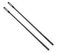 TOGEVAL 2pcs Flute Cleaning Stick Musical Instrument Flute Care Tools Black Cleaning Rods for Maintenance for and Instrument Accessories