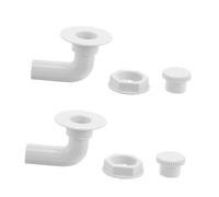TOGEVAL 2pcs Freezer Drain Hole Stoppers Plastic Plugs for Refrigerators Resistant to Cold Lowtemperature Endurance Fit Replacement Cooler Drain Plug Assembly for Chest Freezers Prevents
