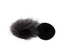 TOGEVAL 2pcs Furry Microphone Windscreen Windcover and Mic Sponge Cover for Microphone Mic Windproof Shield Compatible Zoom Stage Use