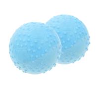 TOGEVAL 2pcs Giggle Ball for Dogs Wobble Wag Teething Toy Indestructible Dog Chewing Ball Grinding Toys