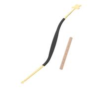 TOGEVAL 2pcs Golden Violin Sound Post Setter Tool Luthier Instrument Kit for Precise Bass Sound Post Installation and Adjustment Compact Portable Design for Professional and Amateur Use