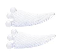 TOGEVAL 2pcs Gua Sha Scraping Massage Tool Facial and Neck Muscle Scraper Board for Skin Care Boosting Blood Flow Firming and Lifting Contours Facial Tension Relief Beauty Tool