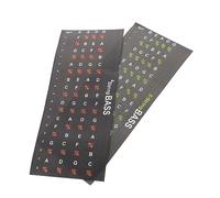 TOGEVAL 2pcs Guitar Fretboard Fluency Stickers Chord Note Decals Easy Peel Essential Guitar Accessories