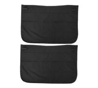 TOGEVAL 2pcs Hairdresser Waist Apron with Adjustable Belt and Multipocket Shears Pouch for Salon Stylists Restaurant Bar Waiter Waitress Server Tool Organizer