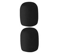 TOGEVAL 2pcs Handheld Microphone Windscreen Protector Thick Sponge Mic Cover for Moisture Prevention Easy to Install Microphone Accessory for Live Streaming and Recording