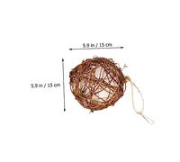TOGEVAL 2pcs Hanging Parrot Nesting Material Bird Nest DIY House for Outdoor Garden Wild Birds and Hummingbird Feeding Station