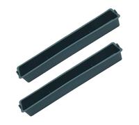 TOGEVAL 2pcs Hanging Poultry Feeder for Cage, Thickened Plastic 3-compartment Chicken Food Dispenser with Anti-spill Design, Suitable for Ducks, Pigeons, and Parrots