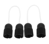 TOGEVAL 2pcs Heavy Duty Snap Connectors with Threaded Adapters for Underwater Spearfishing Dyneema Rope Shaft Connectors Shaped Latex Tube for Enhanced Elasticity and Wide Compatibility