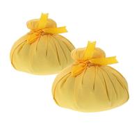 TOGEVAL 2pcs Herbal Thai Compress Pouches Natural Wormwood Massage Balls for Muscle Relief and Relaxation Spa Hot Compress Therapy for Body Feet and Glutes Wellness