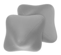 TOGEVAL 2pcs Hexagonal Hand Massage Ball for Finger Exercise and Stress Relief Small Silicone Grip Strengthener for Seniors Rehabilitation Training and Muscle Tension Relief