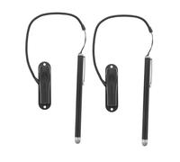TOGEVAL 2pcs High Sensitivity Stylus Pens with Spring Base and Dock Precise Capacitive Touch Screen Pens for Tablets Interactive Whiteboards and Car Navigation Systems for Teaching and