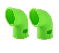 TOGEVAL 2Pcs High Temperature Resistant Silicone Steam Diverter for Pressure Cookers Rotatable Steam Release Part Preventing Scalds and Protecting Cabinets Easy to Clean Cooker Tube