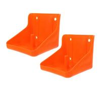 TOGEVAL 2pcs Horse Salt Lick Holder Livestock Feeder Professional Salt Block Rack Easy to Clean Material for Cattle Sheep