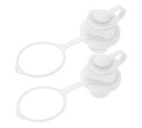 TOGEVAL 2pcs Kayak Valves Lid Air Valve Covers for Inflatable Boats and Air Mattresses Wear-resistant with Strong Seal Portable Replacement Plugs for Kayak Tube