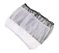 TOGEVAL 2pcs Mesh Cage Covers Bird Cage Netting Seed Catchers Elastic Edge Fits for Macaws Pigeon Budgie Airy Cover