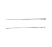 TOGEVAL 2pcs Metal Hairpin Bun Makers Antique Chinese Style Hair Sticks for Women Parties Events Minimalist Decorative Hair Accessories