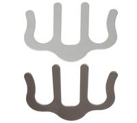 TOGEVAL 2pcs Metal Music Page Holder Clips for Piano and Music Books Firm Grip Score and Book Clip Black and White Random Colors Random Color