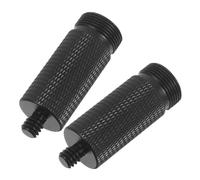 TOGEVAL 2pcs Microphone Stand Adapters Camera Screws Replacement Thread Adapters Microphone Screw Mount Mic Stand Thread Mic Clip Black