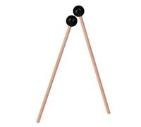 TOGEVAL 2pcs Mini Wood Handle Tongue Drum Mallets Set, Small Percussion Mallets for Music Instruments, Concert Drumsticks for Tongue Drum and Handpan Playing Random Style
