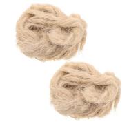 TOGEVAL 2pcs Mixed Natural Jute Nesting Material for Birds Canary Finch Parakeet Indoor Outdoor Use 40g Bag Bird Nesting Supplies for Wild and Garden