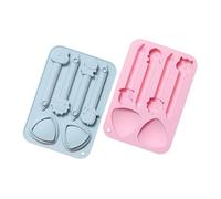 TOGEVAL 2Pcs Multi-Function Silicone Cookie Molds with Dinosaur Animal Shapes Tear-Resistant Baking Molds for Christmas Candy and DIY Baking Easy to Clean and Demold Compact Storage