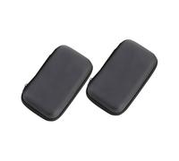 TOGEVAL 2pcs Multifunctional EVA Storage Bag with Zipper and Mesh Pocket for USB Cables Earphones and Accessories Organizer Compact for Travel Business Trips