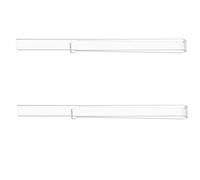 TOGEVAL 2pcs Music Book Clip Acrylic Sheet Music Holder Clip for Note Book Clamp Paperclips for Folders Reading