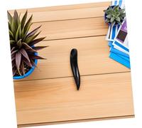 TOGEVAL 2pcs Natural Ox Horn Acupuncture Pen Meridian Massager Portable Black Guasha Scraping Stick for Neck and Back Massage Pressure Point Tool for Facial Circulation Enhancement