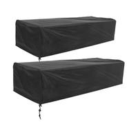 TOGEVAL 2pcs Oxford Piano Full Cover Key Digital Keyboards Anti-slip Dust Protector Cloth Electric Keyboard Dust Cover for Home Studio Stage Use