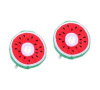 TOGEVAL 2pcs Pet Cat Anti-scratch Protective Collar Watermelon Design Comfortable Cone for Kittens Breathable and Neck Decoration Prevents Licking and Scratching Wounds