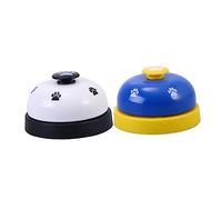 TOGEVAL 2pcs Pet Potty Training Bells for Dogs and Cats Communication Device Loud Sound Footprint Pattern Easy to Use for Puppy Toilet Training