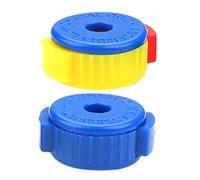 TOGEVAL 2pcs Plastic Cymbal Quick Release Nuts Simple Structure Drum Fixing Parts Assorted Color for Drum Use