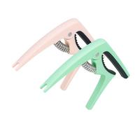 TOGEVAL 2pcs Plastic Guitar Capo Clamp for Acoustic and Electric Guitar Abs Material with Long Using Life Professional Design Suitable for Music Teachers
