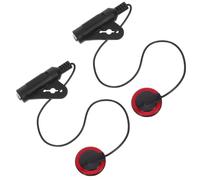 TOGEVAL 2pcs Portable Guitar Pickup Piezo Contact Microphone with Strong Adhesive Patch for Acoustic Instruments Including Mandolin Banjo Kalimba Harp Installation and High-sensitivity