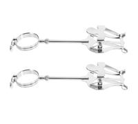 TOGEVAL 2Pcs Portable Metal Sheet Music Holder Clips for Clarinet Oboe Flute - Compact Marching Band Music Stand Accessories for Musicians