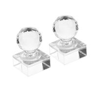 TOGEVAL 2pcs Powder Mold Diy Eyeshadow Stamper Eyeshadow Making Tool Magnetic Palette Repair Blusher Pressing Stamp Makeup Supplies