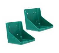 TOGEVAL 2pcs PP Salt Brick Licking Box for Sheep and Horses Professional Farm Salt Feeder Rack with Smooth Surface for Livestock