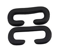 TOGEVAL 2pcs PU Leather VR Face Cushion Pack Compatible with Htc Vive VR Headset Breathable Sponge Eye Pad Replacement Sweat-resistant Cover Pads for Comfortable Extended Play