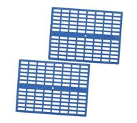 TOGEVAL 2pcs Rabbit Cage Mats with Design Small Animal Foot Pads for Bunny Hamster Guinea Pig Protective Non-slip Floor Pads for Cage Comfort