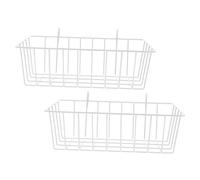 TOGEVAL 2pcs Rabbit Feeder Rack Iron Hay Holder for Cage Use Wear-resistant Bunny Feeder Minimizing Waste and Keeping Food Clean Practical Small Animal Supply Accessory