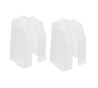 TOGEVAL 2PCS Record Player Needle Cover Plastic Protective Replacement for Turntable Stylus Vinyl Needle with Semitransparent Modern Design Easy Installation