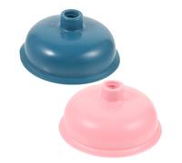 TOGEVAL 2pcs Replacement Rubber Toilet Plunger Heads for Home and Bathroom Use, Easy to Use Force Cup for Removing Tough Blockages, Compatible Accessory for Plunger and Hose