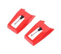 TOGEVAL 2PCS Replacement Stylus Needle for Turntable Record Player Lightweight Phonograph Needle Tips Compatible with Vinyl Players