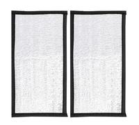 TOGEVAL 2pcs Reptile Heating Pads with Reflective Insulation Film Stable Temperature Control Small Animal Heater Mats for Under Tank Terrariums Compatible with Turtle Snake Lizard