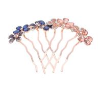 TOGEVAL 2pcs Rhinestone Bridal Hair Barrettes Elegant Wedding Hair Comb Accessories for Brides Comfortable Secure Fit Suitable for Various Hairstyles and Special Occasions