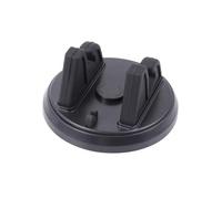 TOGEVAL 2pcs Rotatable Silicone Phone Mount for Car Dashboard Cell Phone Holder Stand Black for Driver and Passenger Use