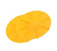 TOGEVAL 2pcs Round Beehive Door Plate Plastic Escape Disc Beekeeping Tool with Hive Entrance Reducer for Rapid Bee Exit and Anti-escape Easy Install Beekeeping Supplies