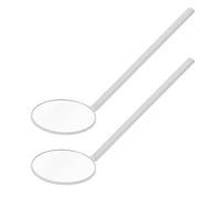 TOGEVAL 2pcs Round Eyelash Extension Mirror Eyelash Examination Mirror Lash Inspection Instrument for Grafting Lash Salon Makeup