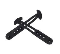 TOGEVAL 2pcs Rubber Shaped Secure Latch for Boat Ladder Adjustable Mounting Holes Telescoping Boarding Ladder Band for Yacht Fit with Strong Grip and Easy Installation